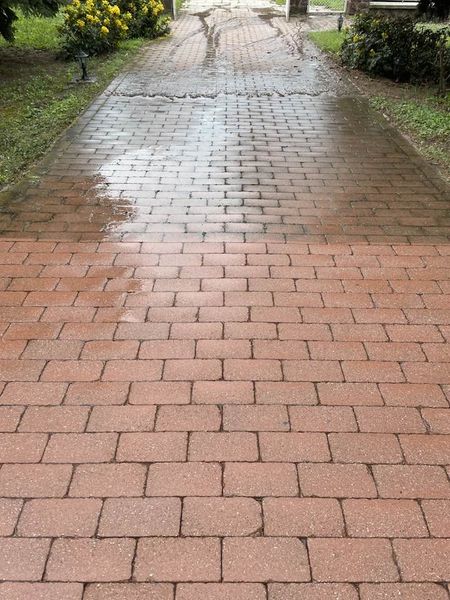 Mohás térkő tisztítása Balatonakarattyán